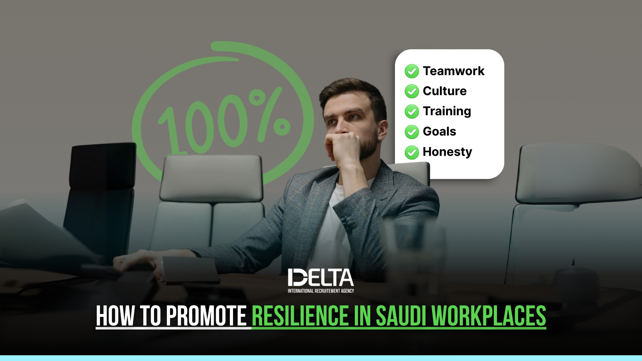 How to Promote Resilience in Saudi Workplaces